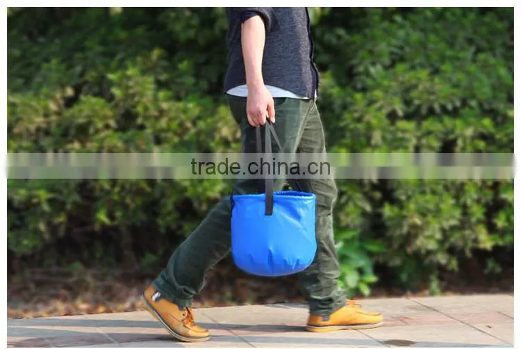 camping hiking multi function outdoor folding bucket