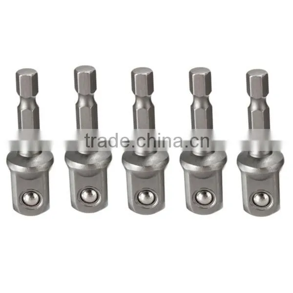 Hex Power Drill Bit Driver Socket Bar Wrench Adapter Extension 1/4" 3/8" 1/2"