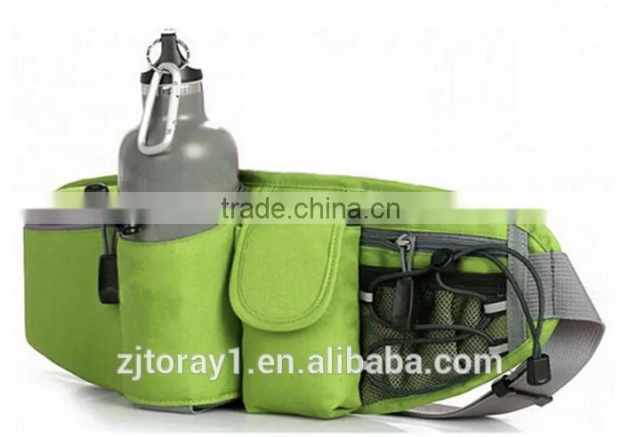 Hot Sale Fashion Elastic Waist Bag With Water Bottle Holder