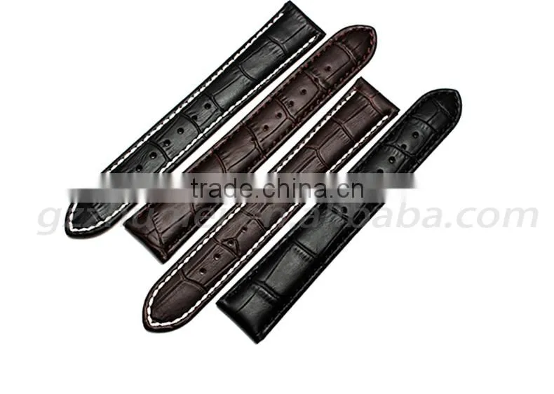 18|19|20|21|22mm high quality genuine leather Men and women's Watch strap with fashioanbel buckle