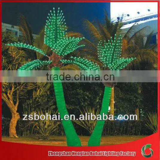 outdoor led tree lights mini palm tree