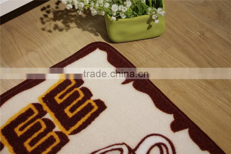 Loop pile microfiber chenille area yoga mat
