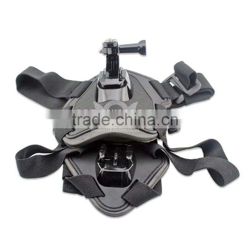 2016 New Wholesale Go pro fetch chest mount Dog harness belt accessories kit for xiaomi yi camera SJ4000