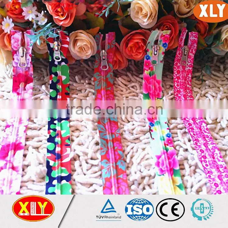 high quality #3 yellow tape black slider waterproof nylon zipper