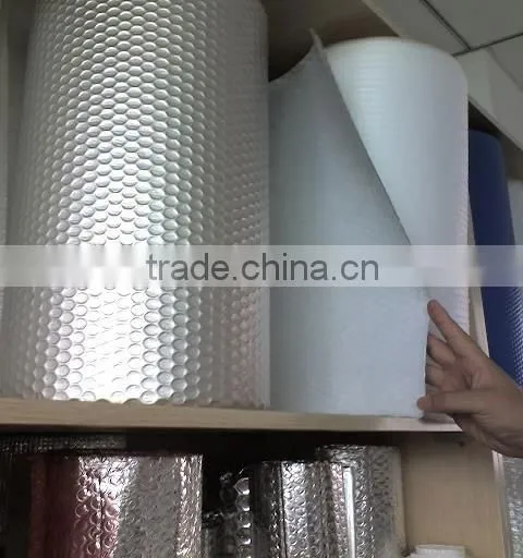 Wall Insulation with Aluminum Foil and Bubble
