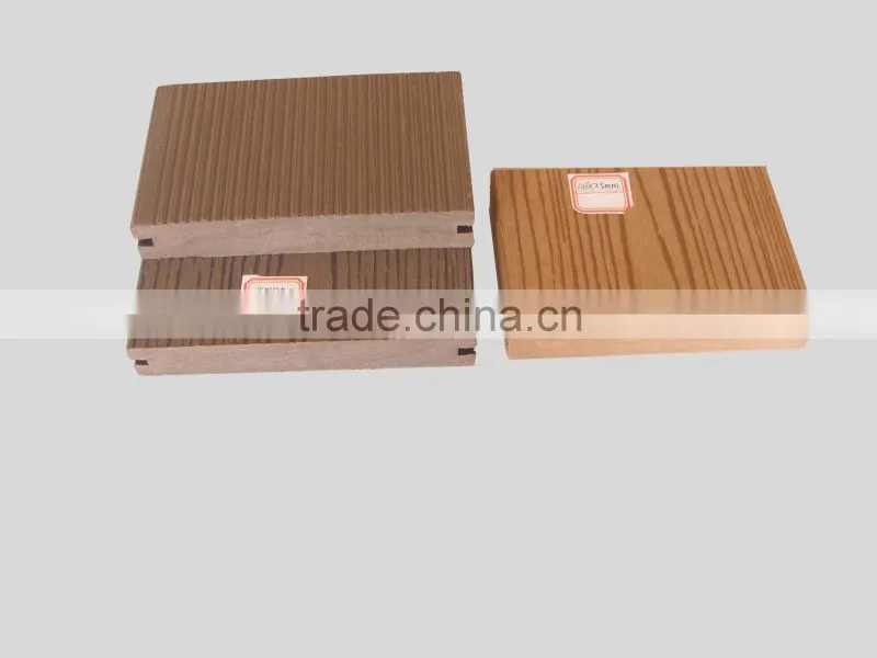 Solid Wood plastic composite WPC outdoor decking