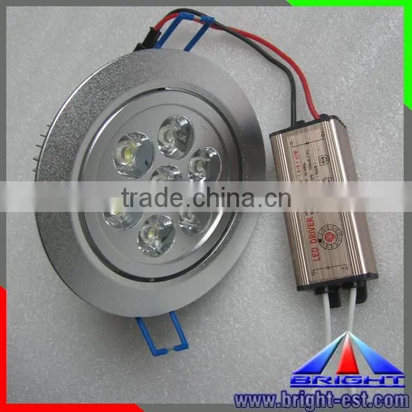 7w AC100-240V led ceiling light, 560~620 Lm 2700-7000k led ceiling light, IP50 led ceiling light with 3years warranty
