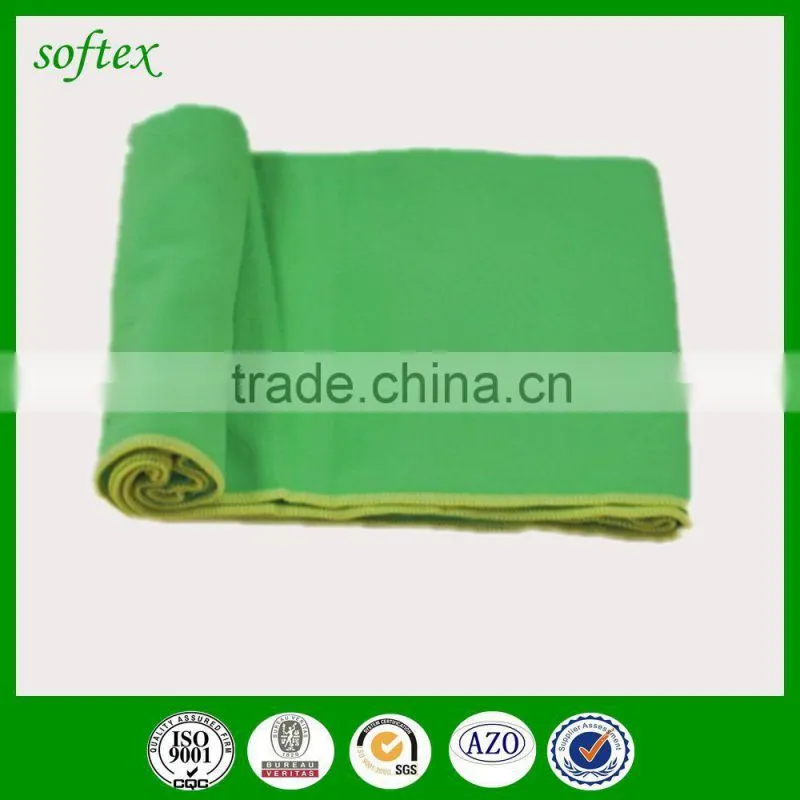 China supply environmental Non Slip antibacterial custom hot yoga towel thick