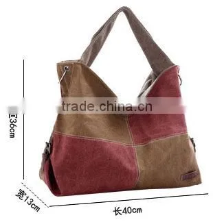 2015 European fashion good looking women canvas tote bag