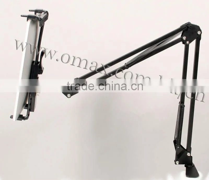 rotatable metal security for ipad stand on bed