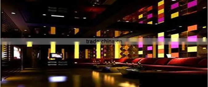 Hotel RGB full color led lights Wifi and 2.4G Wireless remote control 600x600 RGB led panel light 2x2 led flat panel 60x60cm
