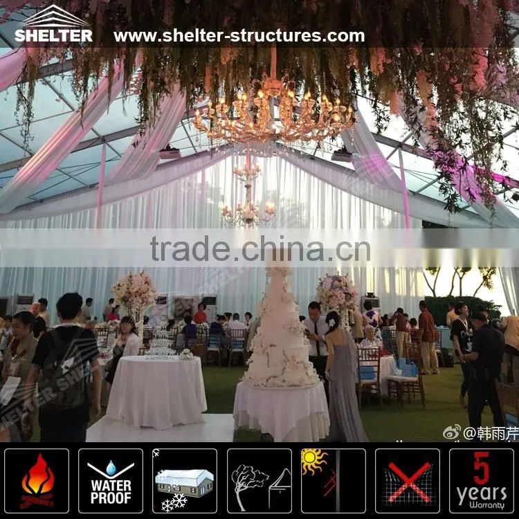 25*60m Outdoor Big Clear Span Transparent Used Industrial Event Commercia Luxury Wedding Marquee Tents for Sale in China