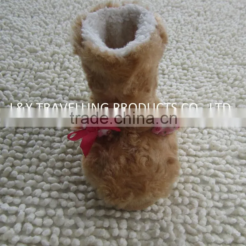 Premium quality indoor comfortable microsuede warm baby boots