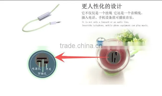 Creative bluetooth spealer with phone call/TFcard/Aux cable