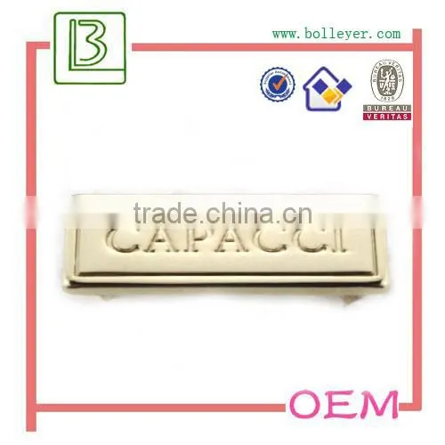 metal plate with custom engraved logo