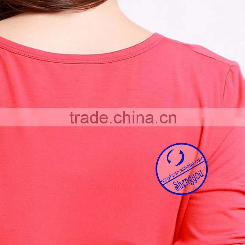 100 viscose women long sleeve t shirts wholesale china