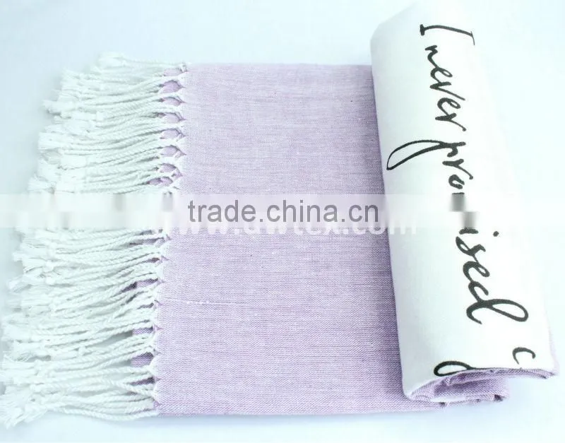 100% Cotton colorful woven stripe Hamam Towel