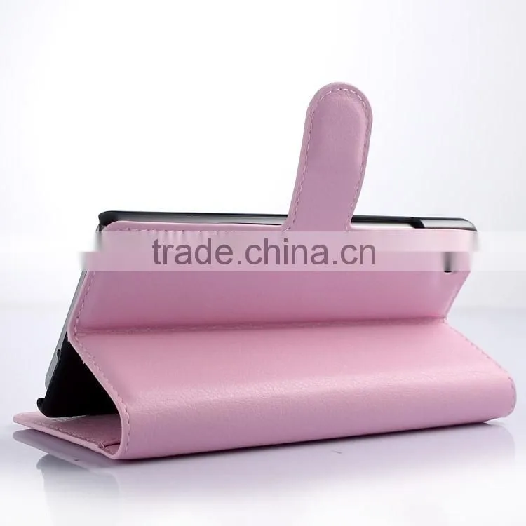 Hot Selling Leather Mobile Phone Case For Huawei P8 Lite Leather Case