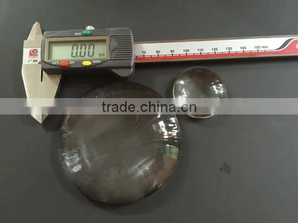 80.5mm diameter round plano convex lenses,Central thickness 18mm optical lenses