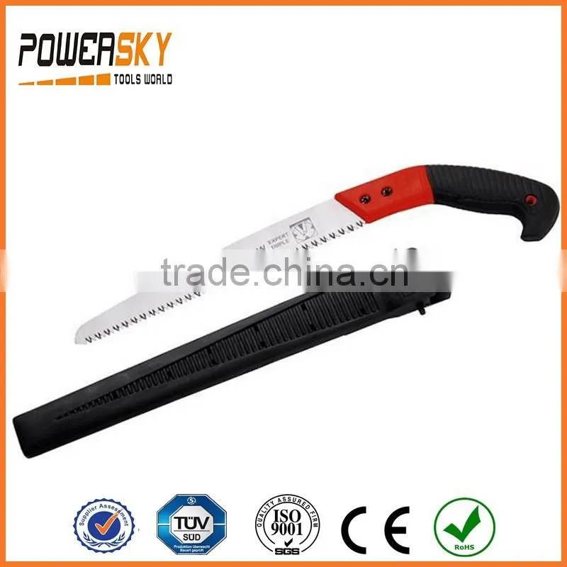 240mm 270mm 300mm 65Mn Pruning Saw with Plastic Sheath