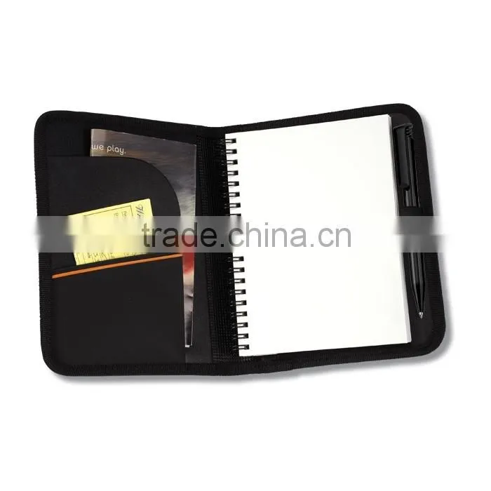 A5 Leather document folder with notepad