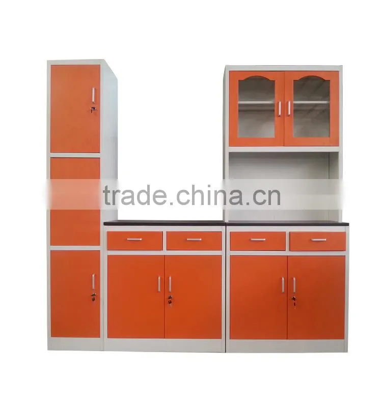 home design furniture solid metal kitchen cupboard/stainless steel cupboard for clothes