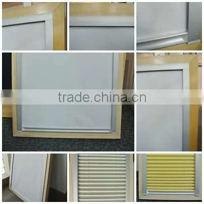 Skylight pleated blinds compatible with roof window skylight with modern look profile for kids room