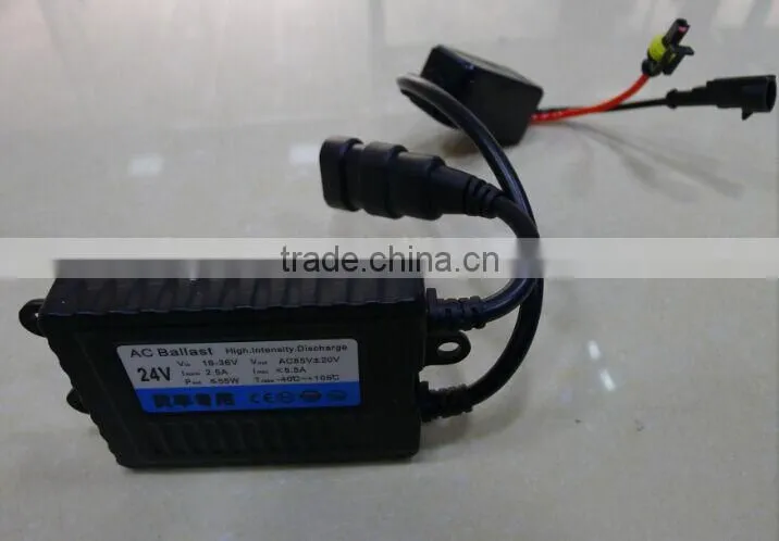 high quality 55W Xenon HID kit, 55W 24V HID ballast, 24V for truck xenon light