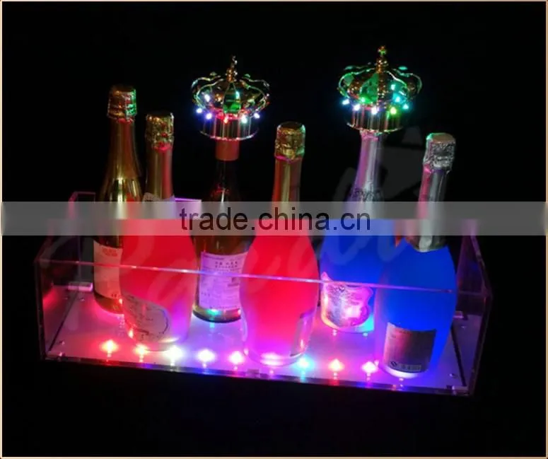 2016 Bar promotional custom led beer ice bucket