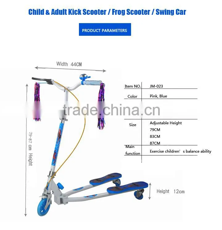 Dual Pedal Two Footed Kick Scooter