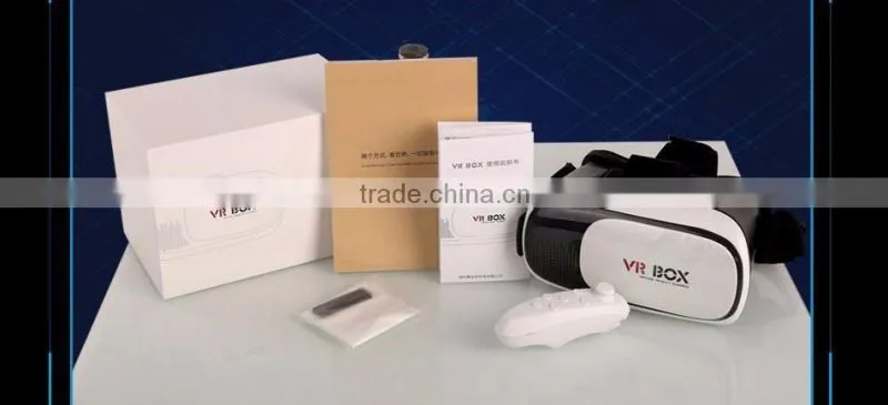 VR Box 2.0 + Gamepad Virtual Reality 3D Glasses Helmet VR BOX Headset for Smartphone 3.5 inch ~ 6 inch with Retail Package