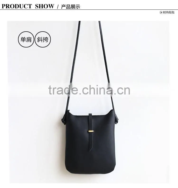 2016 hot selling coin purse fashion mini bucket bag leather bag with shoulder