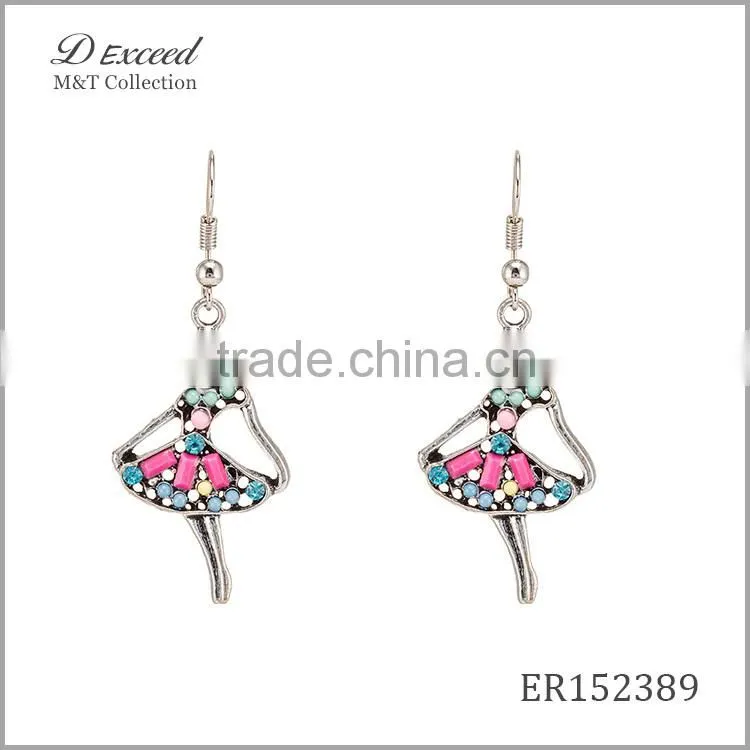 Fashion Designs Women's Jewellery Earrings Bohemian Ballet Girl Drop Earrings