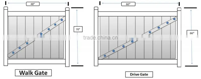 new design dark brown vinyl fence