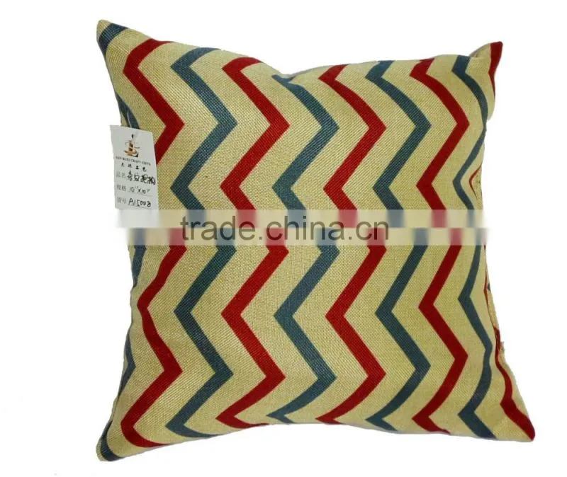 Stripe 10*10'' decorative bolster pillow, kids throw pillow