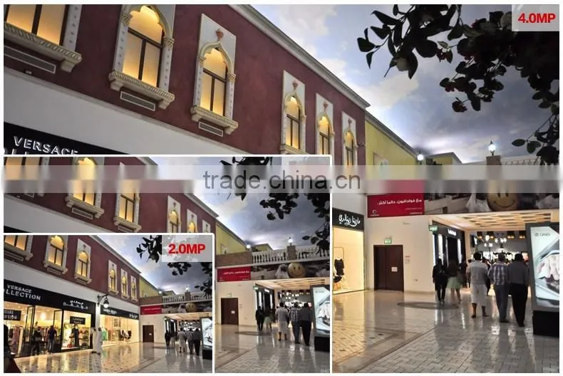 H.265 4.0mp camera ir distance 40m p2p onvif wdr ip surveillance camera