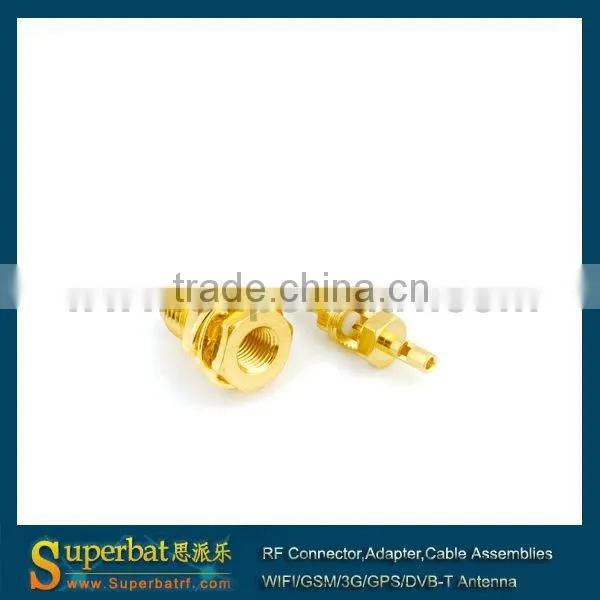sma flange connector Solder Jack Bulkhead Connector for 1.13mm cable