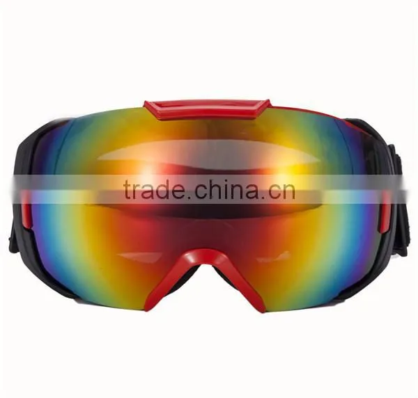 Mirroring snowboard glass for women, ski goggles for female, mirroring snow goggles