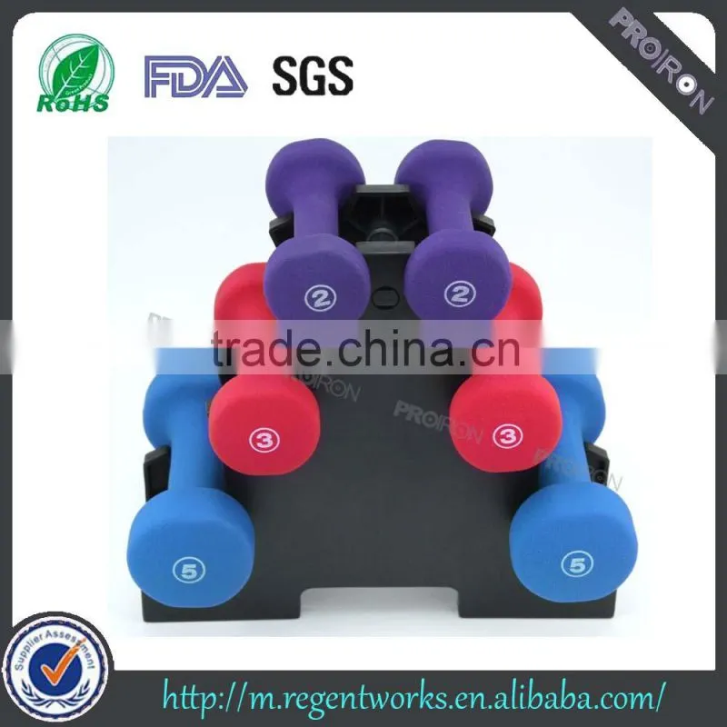 2015 new products dumbbell storage set with rack
