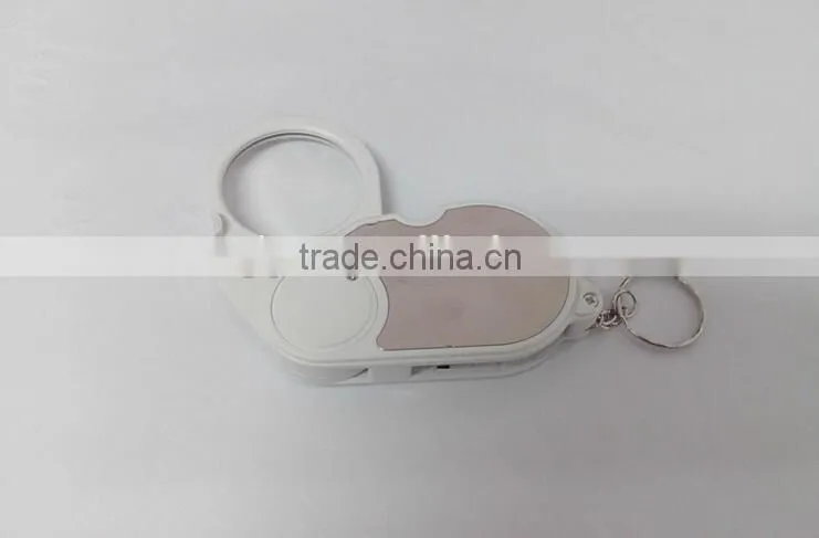 4X lighted Keychain Magnifier for Promotion Gift