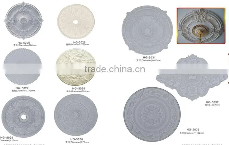 PU ceiling moulding/Home & interior decorative moulding/ pu lamp holder