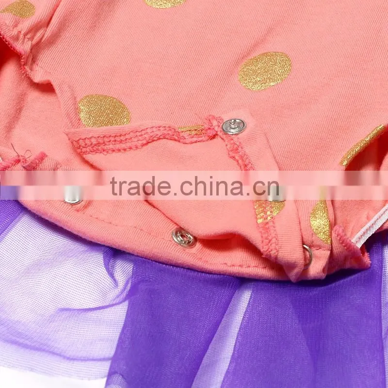 jinhua baby clothes wholesale posh baby romper kids,chiffon and cotton romper