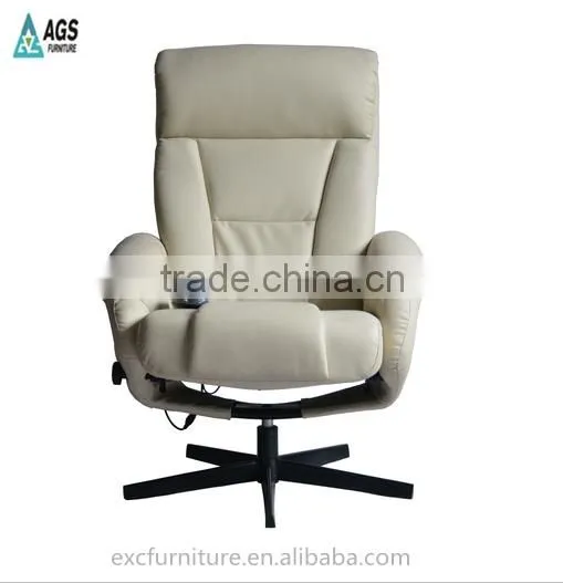 Hot sale modern novel electric massage leisure recliner chair with footrest AGS-9015