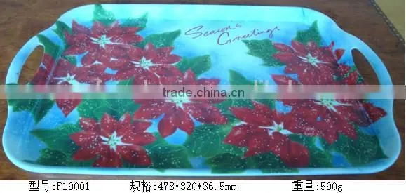 Melamine nice quality food serving trays