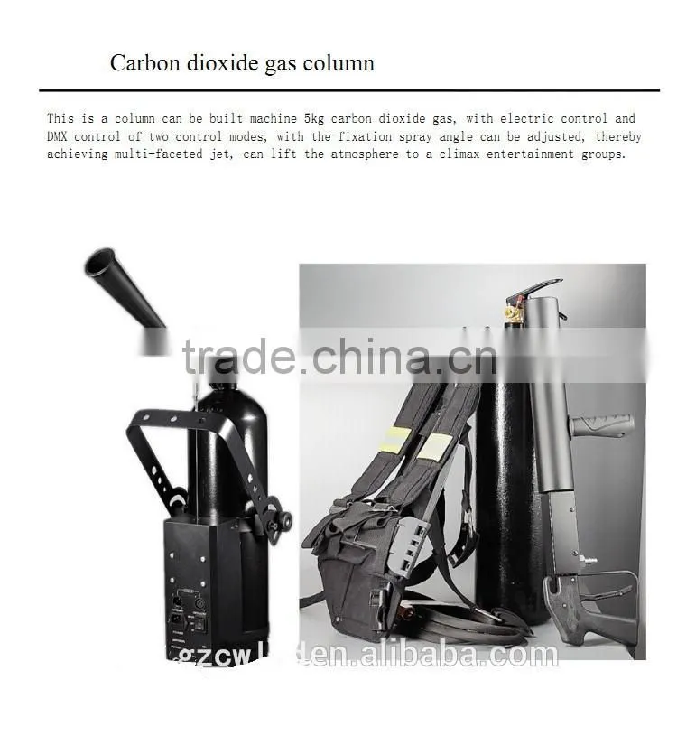 Carbon dioxide gas column co2 jet mist machine
