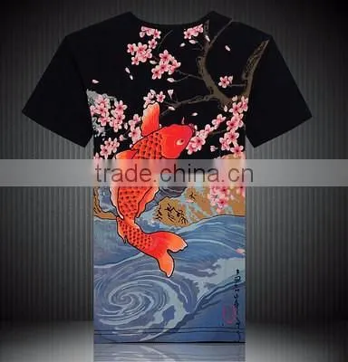 wholesale black brand printed t-shirts, personalized custom t shirt/drifit tshirt