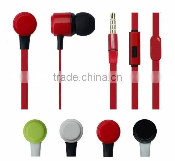 simple design super sound and deep bass earbud with mic for PC/mobile