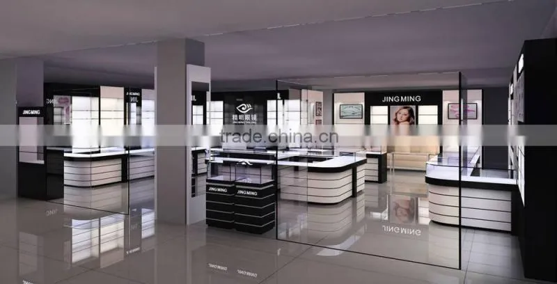 modern optical showcase, eyewear display,glass display showcase
