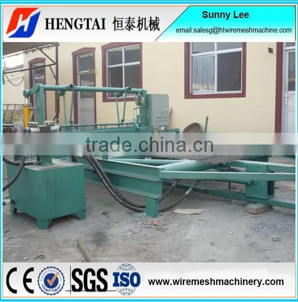Anping Hengtai Semi Automatic Mine Sieving Mesh Weaving Machine/Crimped Wire Mesh Machine