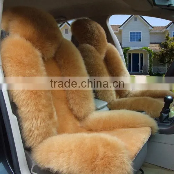 100% Real Sheepskin Winter Fur Car Seat Covers
